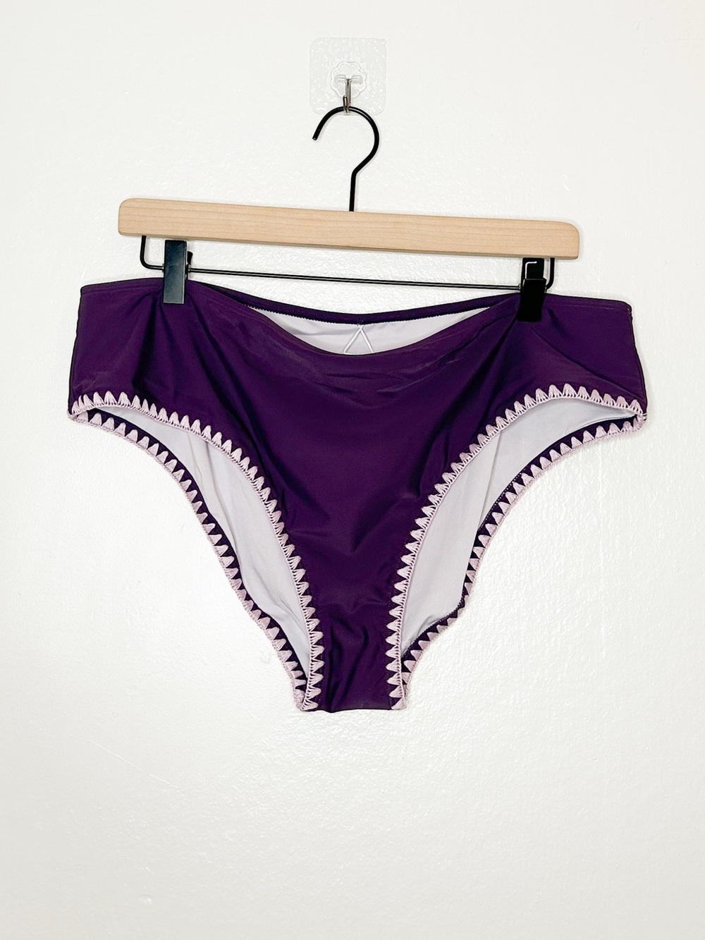 NWT Cupshe Purple Bikini Swimsuit Bottom Purple Plus Size XXL